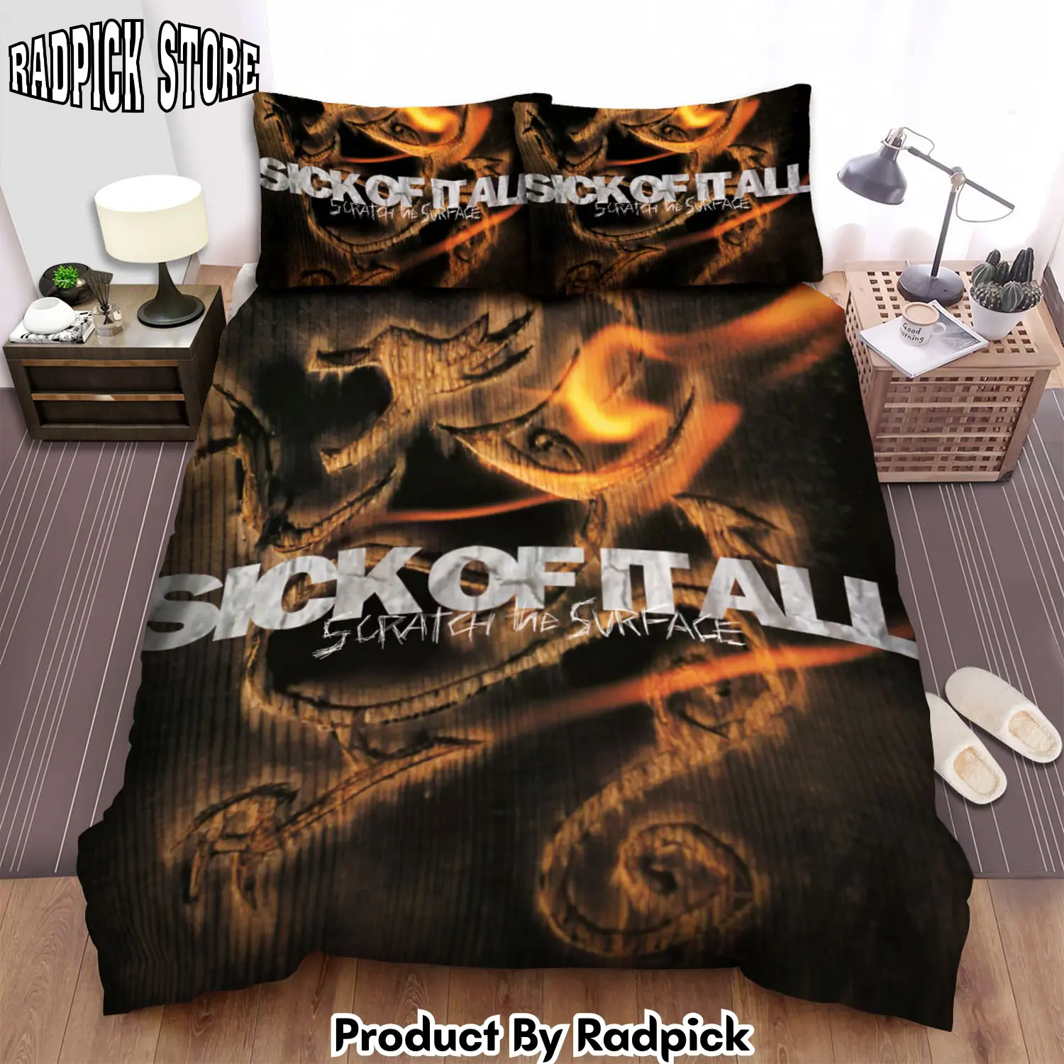 Radpick sick of it all scratch the surface duvet cover bedroom sets comfortable bedding sets rp3272314